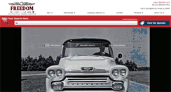 Desktop Screenshot of freedomautosonline.com