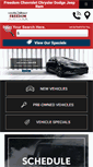 Mobile Screenshot of freedomautosonline.com